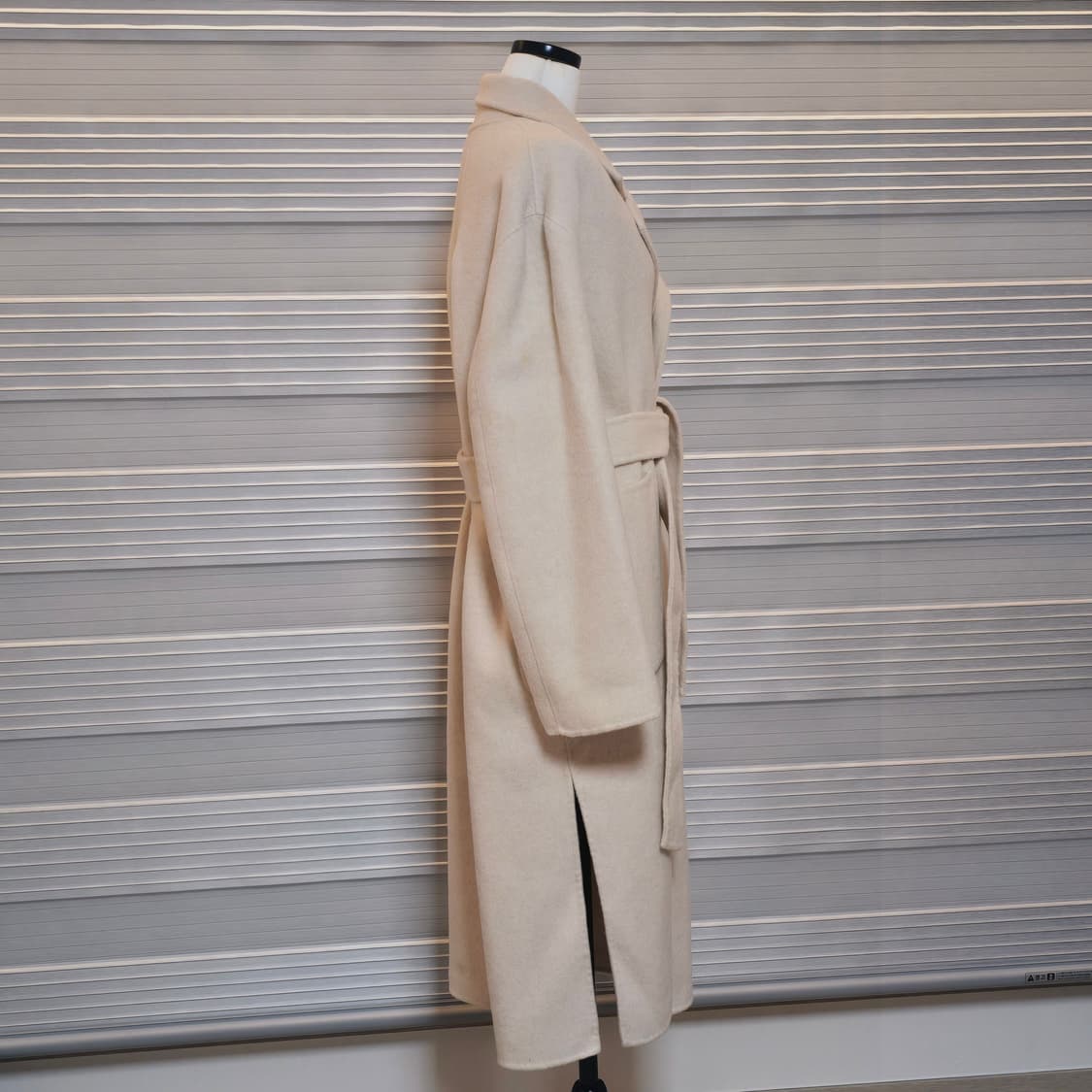 핸드메이드아이보리 롱코트 상품이미지5