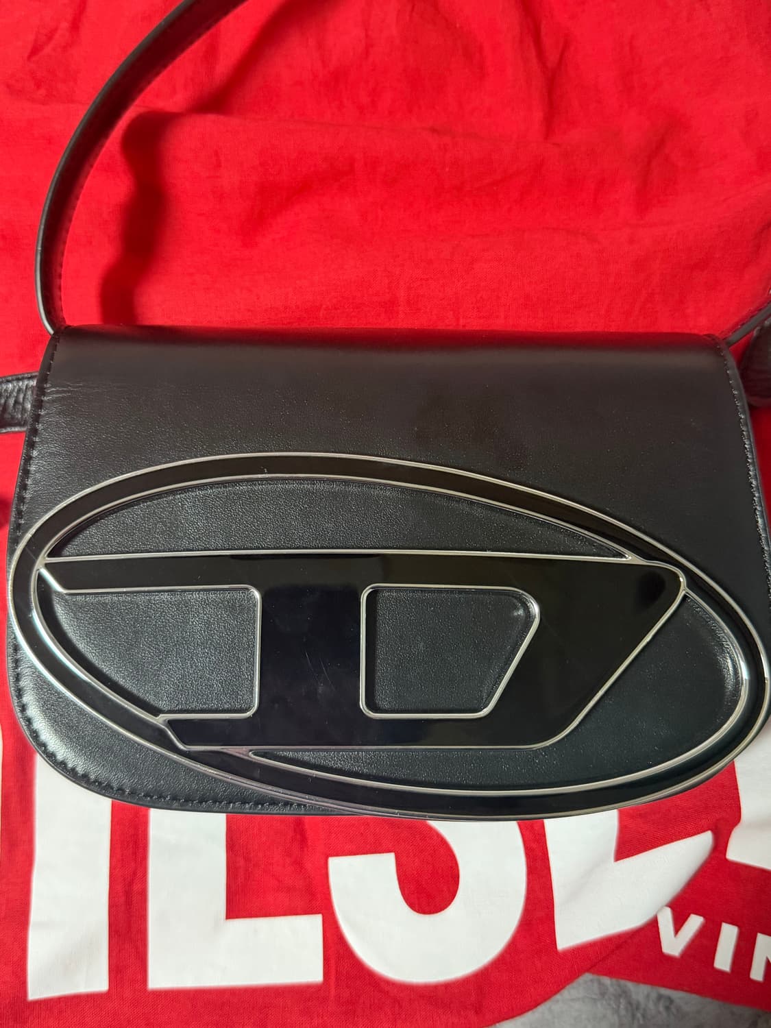 디젤 1dr 숄더백 나파레더 블랙 상품이미지2