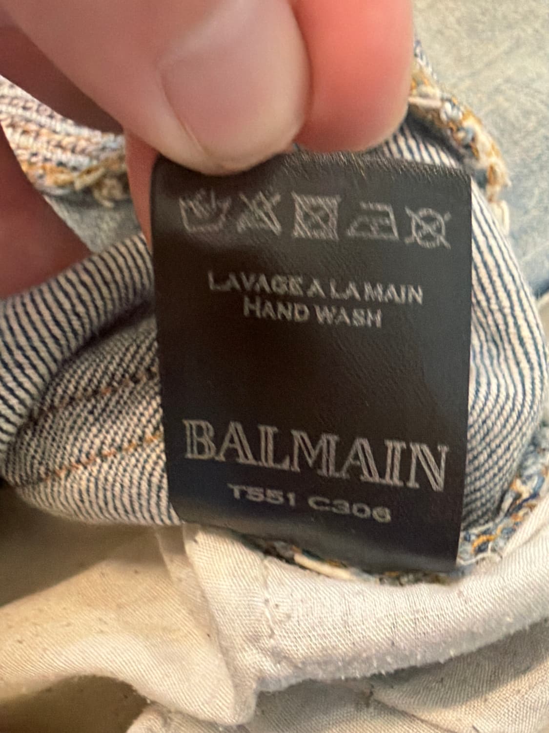 32 발망 바이커진 청바지 상품이미지6