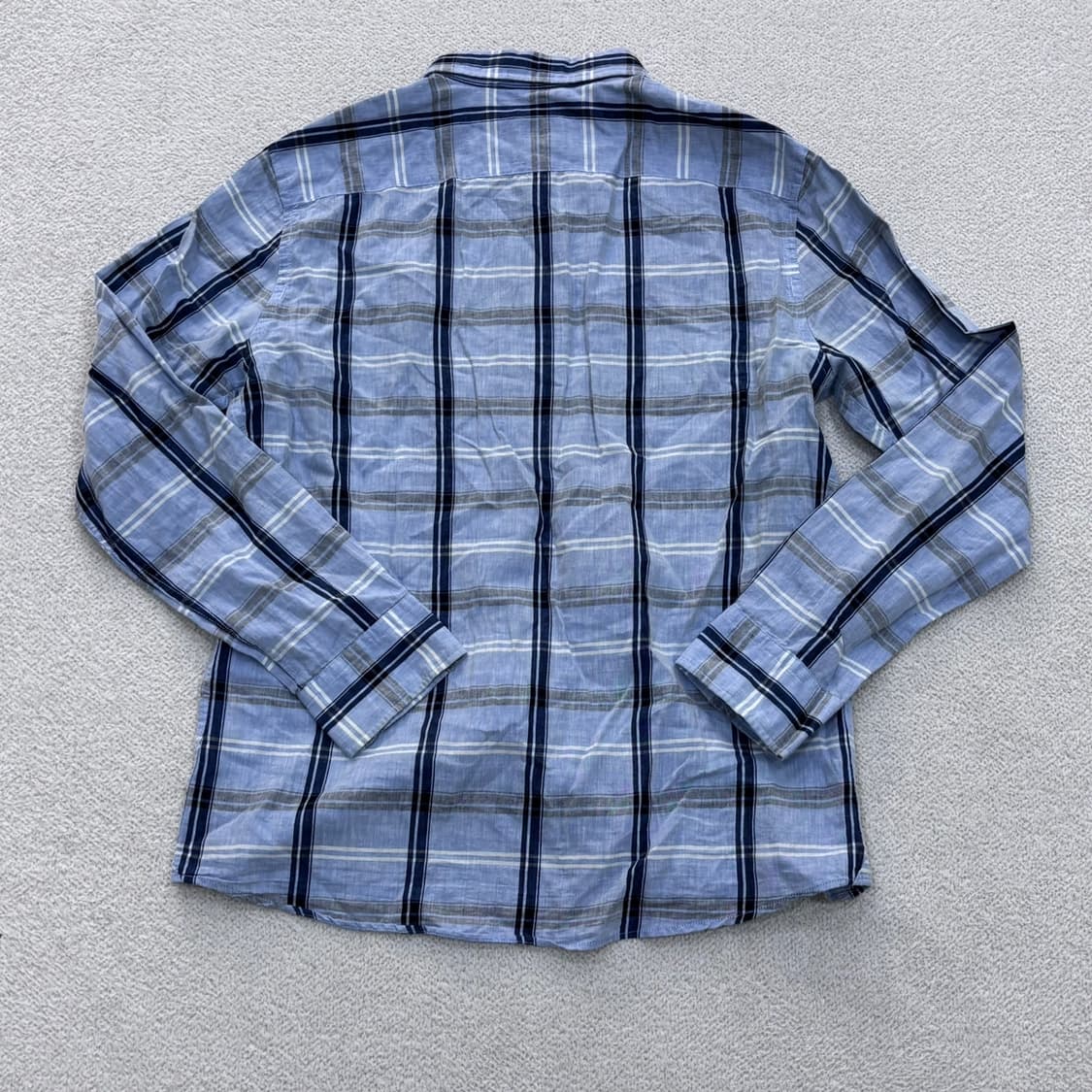 105 헨리코튼 슬림핏 체크 긴팔 셔츠 0423E 상품이미지2