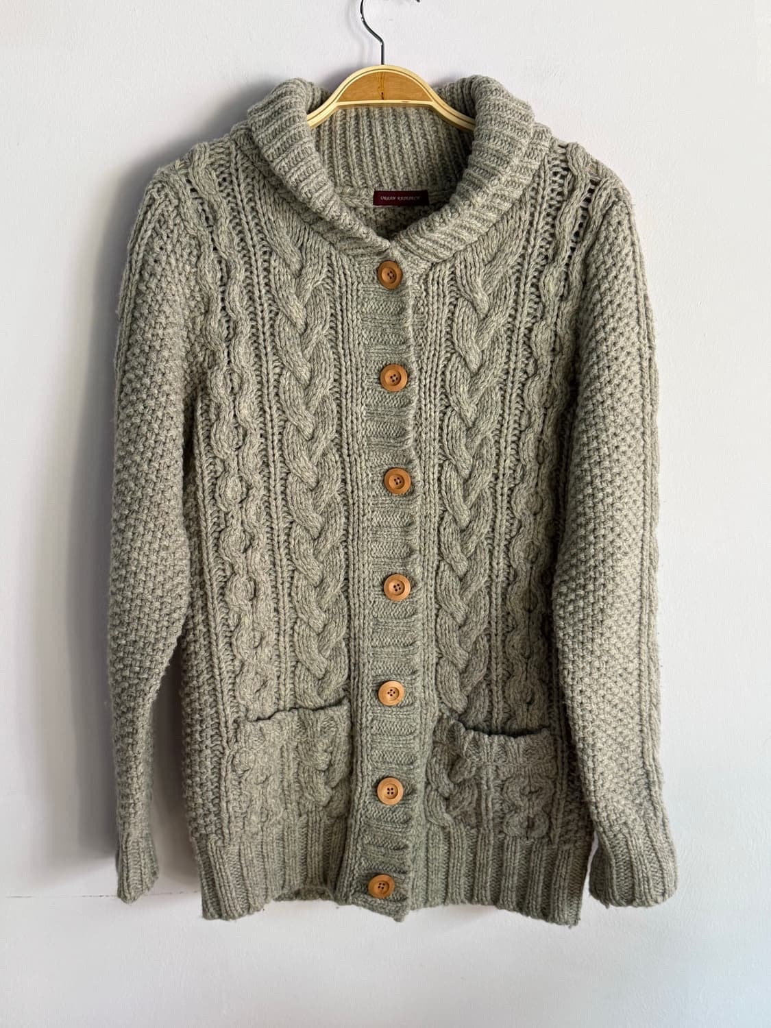 어반리서치 헤비울 꽈배기 가디건 상품이미지6