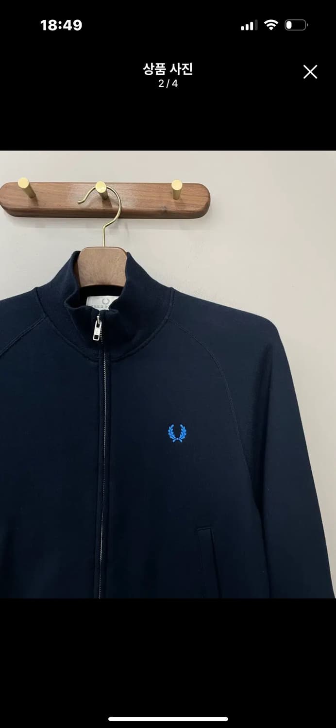 프레드페리 네이비 집업 자켓 A3405 상품이미지3