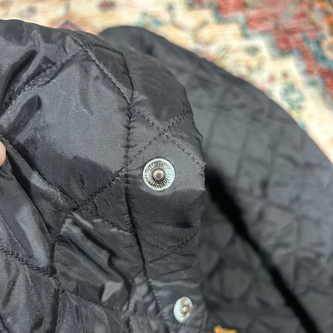 [XL] 바버 19SS 블랙 퀄팅자켓 상품이미지7