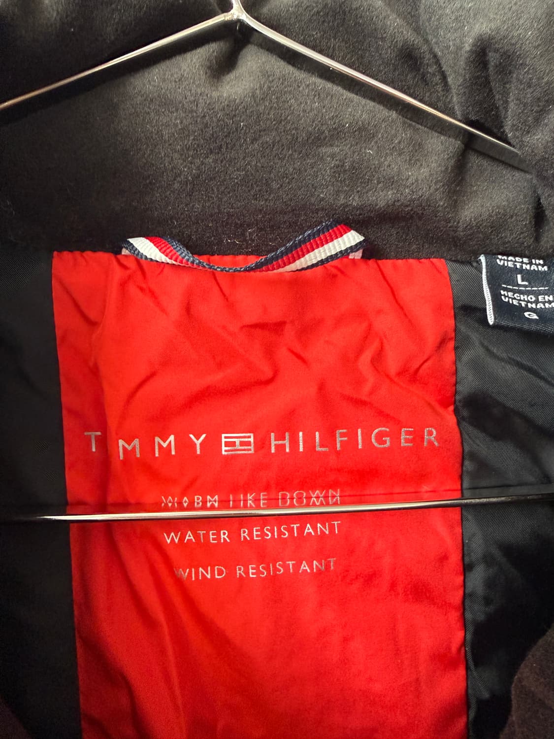 Tommy Hilfiger 카모 패딩 L 상품이미지3