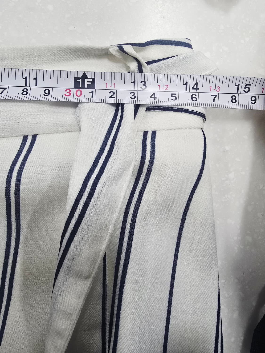 잇미샤 스트라이프 와이드 벨트 팬츠 상품이미지7