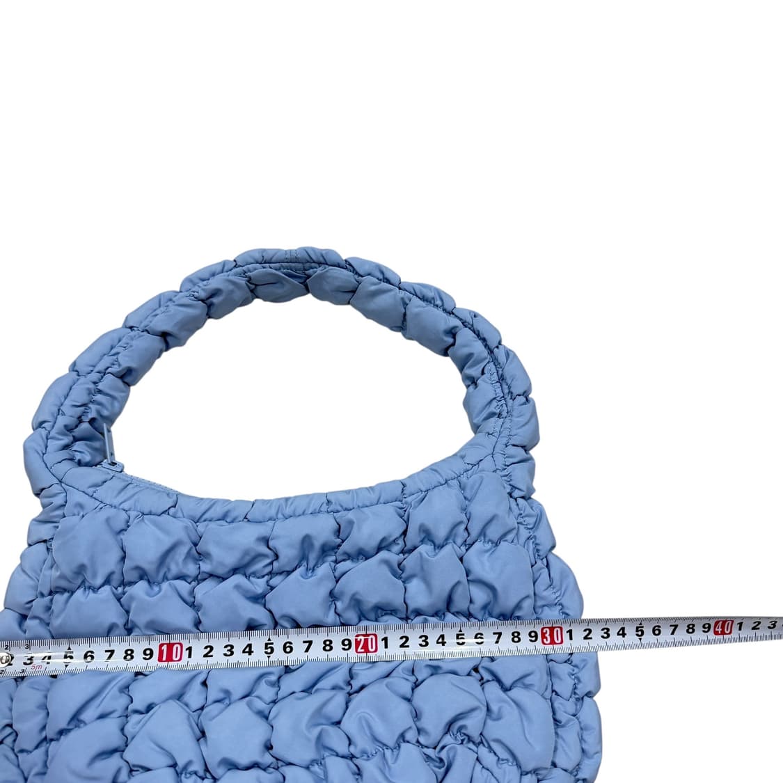 COS 코스 퀄팅 퀄티드 구름 미니백 가방 라이트블루 상품이미지7