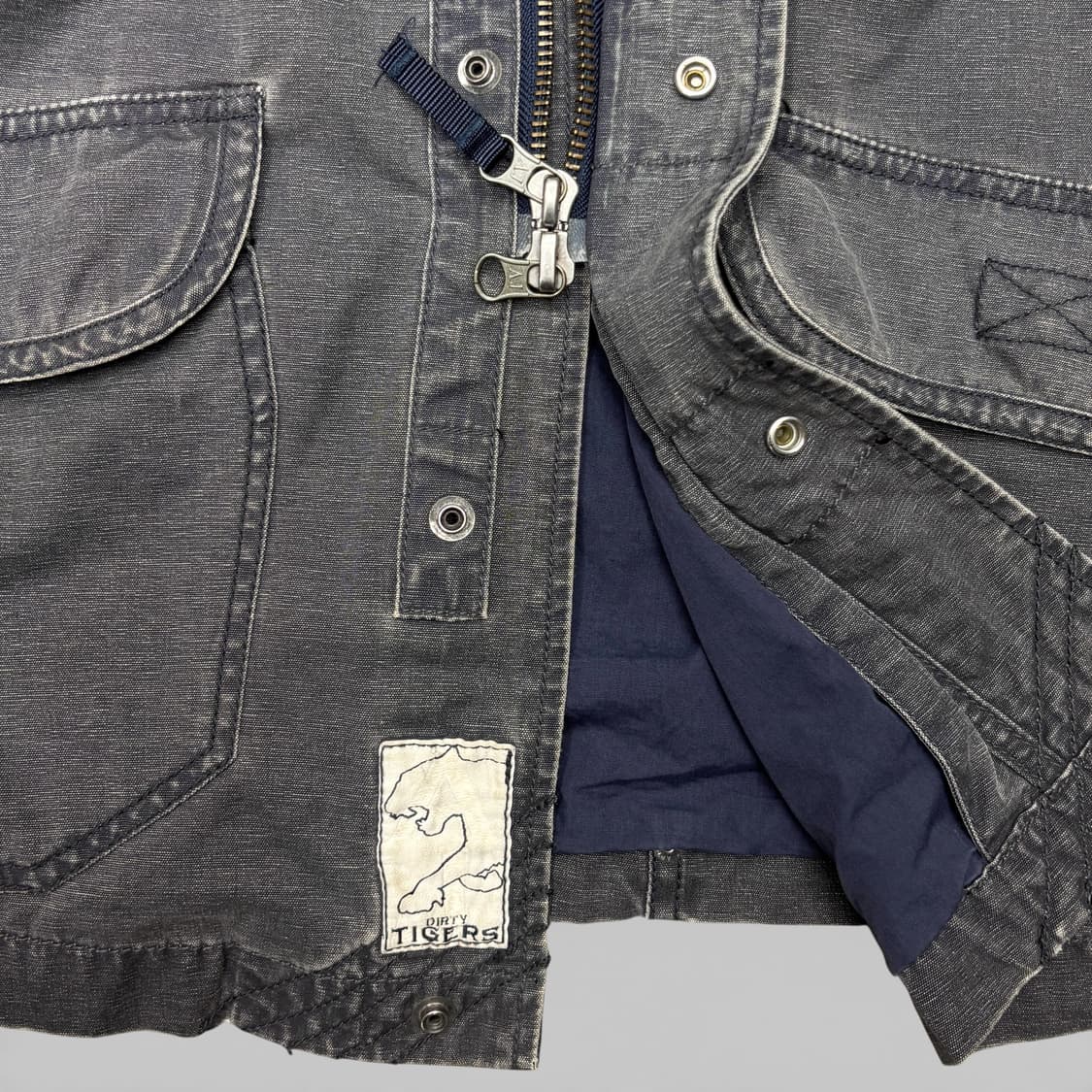 00's 아르마니 진스 Dirty Tigers 필드 파카 상품이미지3