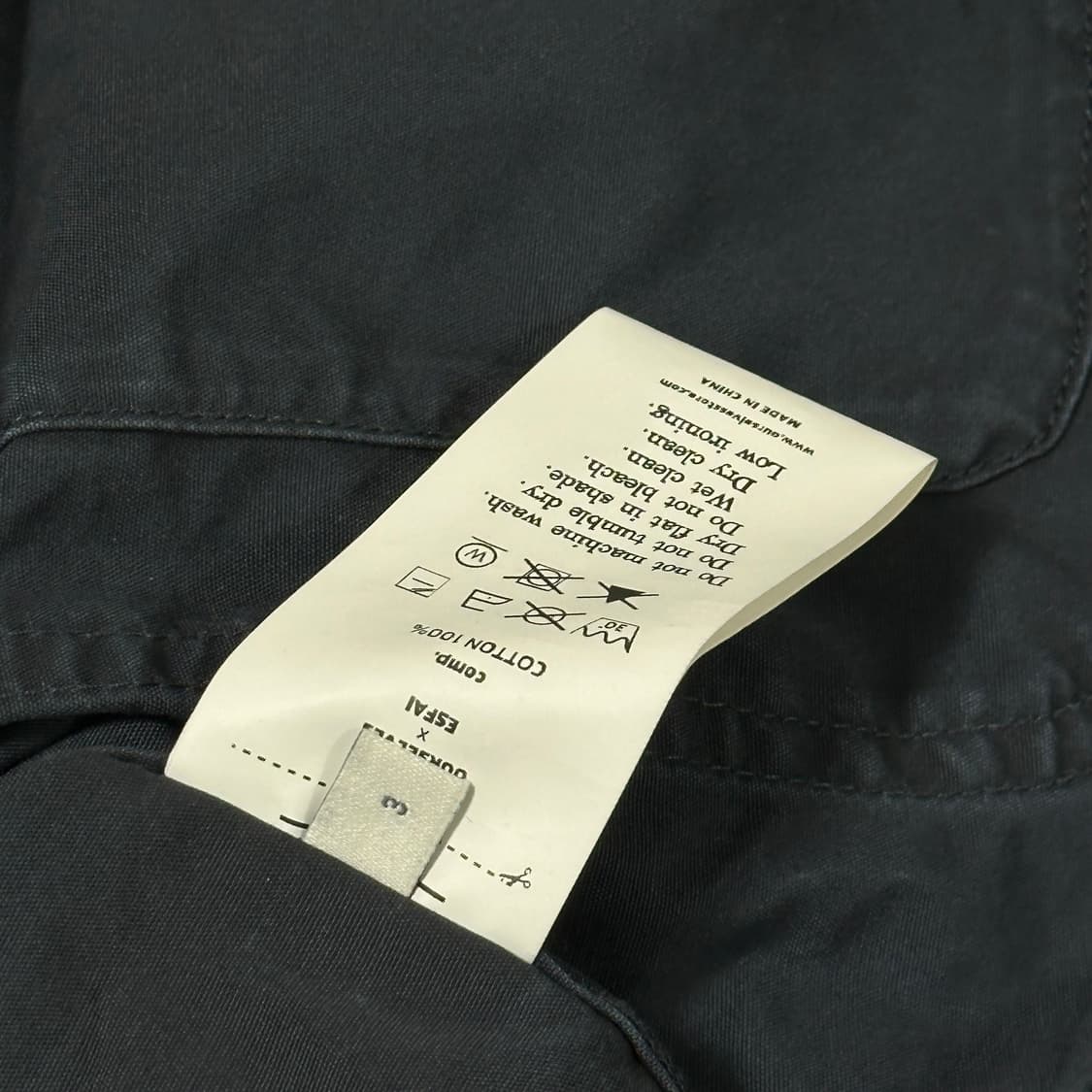 3(XL) 아워셀브스 x 에스파이 워크자켓 네이비 상품이미지5