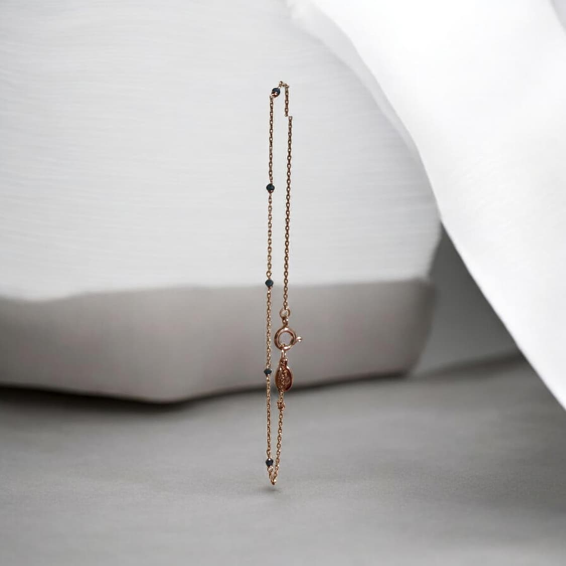 로즈몽 정품 14K 로즈골드 런던블루 토파즈 팔찌 | 풀구성 | 택포 상품이미지4