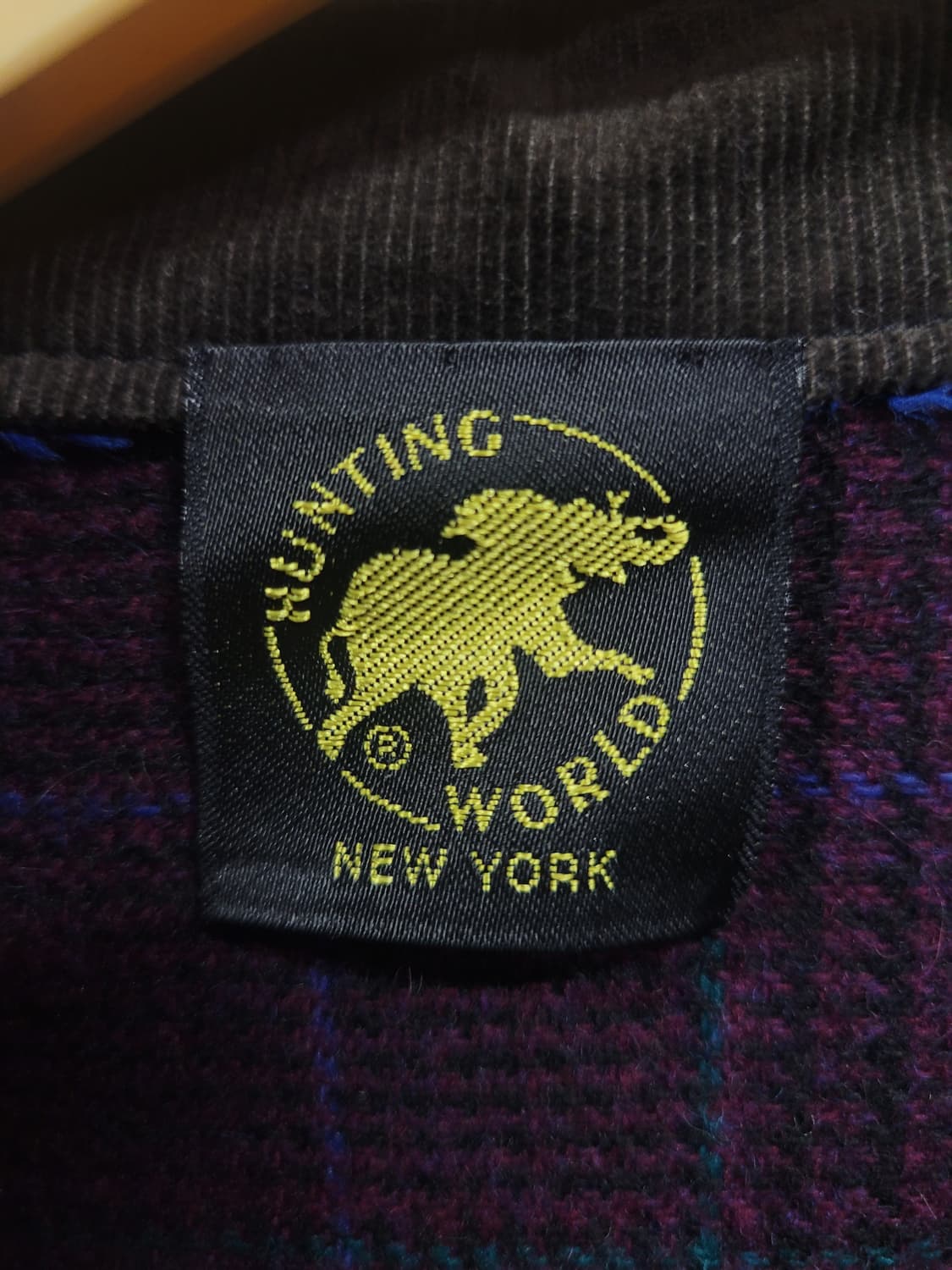 HUNTING WORLD 헌팅월드 USA 오버핏 울 셔츠 상품이미지4