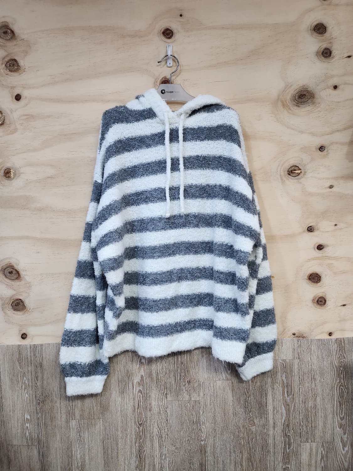 1060) 버킨 VIRKIN 오버핏 스트라이프 니트 상품이미지1