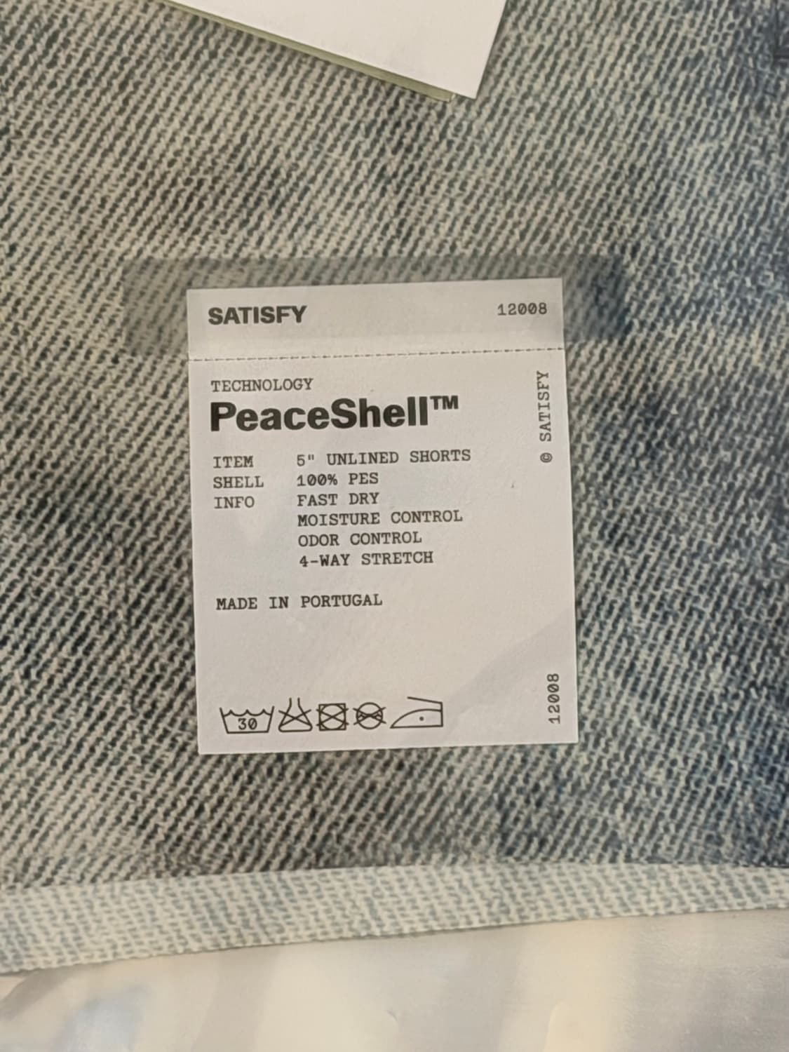 새티스파이 피스쉘 데님 숏츠 M 상품이미지2