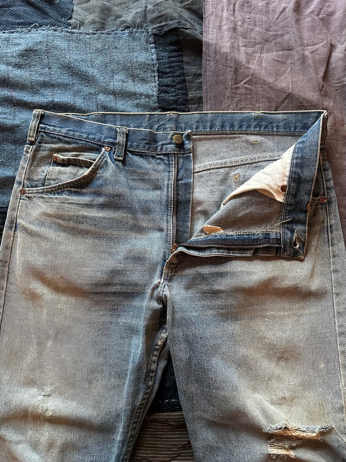 70s USA LEE 빈티지 리 라이더스 데님 팬츠 상품이미지6