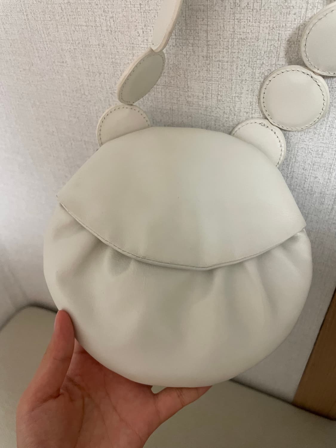 밤볼레 덤플링 백 화이트 bambole dumpling bag white 상품이미지9