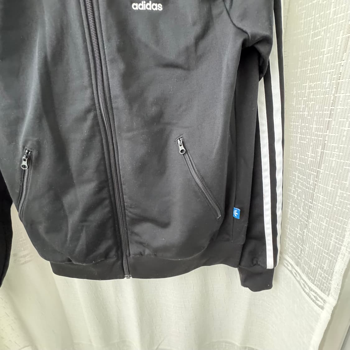 아디다스 블랙 불꽃자수로고 트랙자켓져지 85 상품이미지4