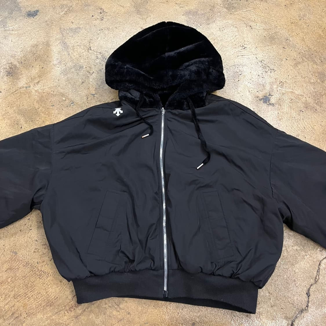 [정품/85] 데상트 리버시블 에코퍼 자켓 b18 상품이미지2