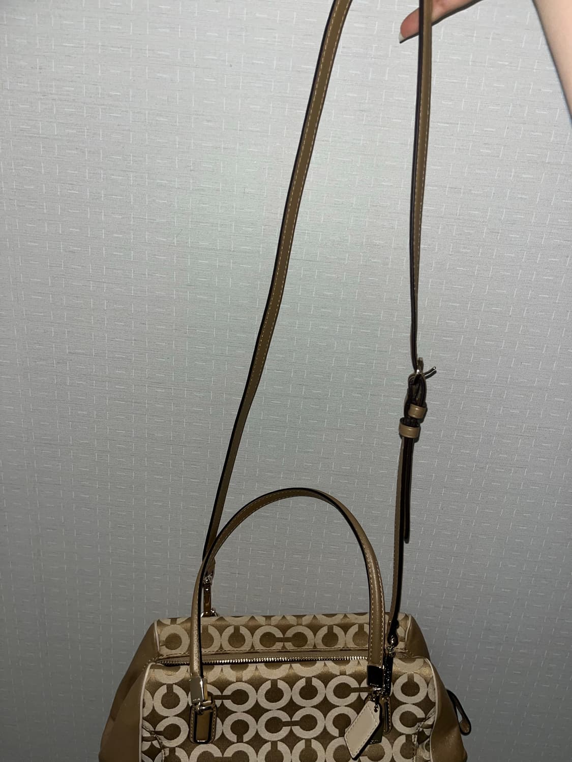 Rare🤎coach beige sholder bag 상품이미지9