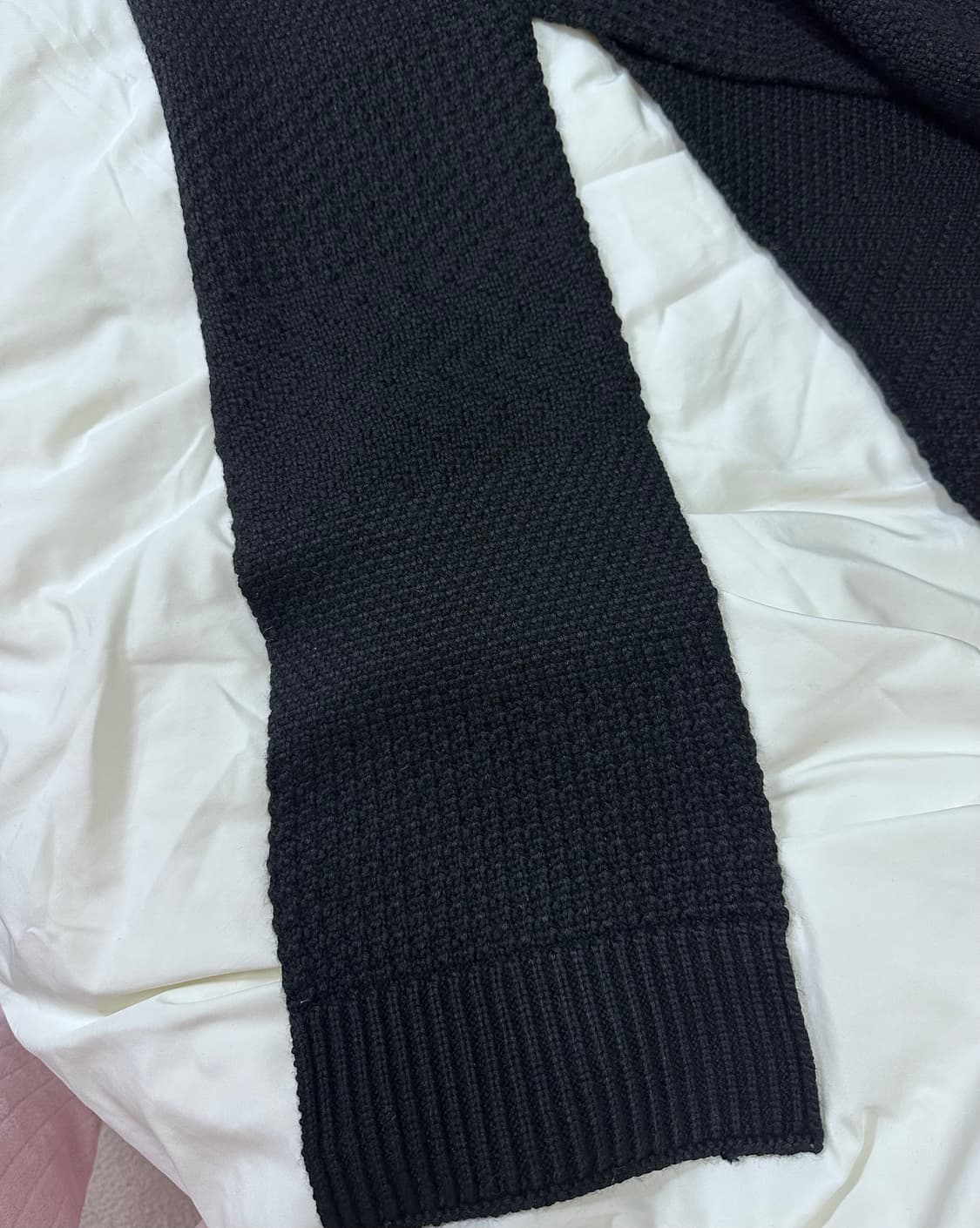 [새상품]닐바렛(Neil Barrett) 블랙 울 롱머플러  상품이미지5