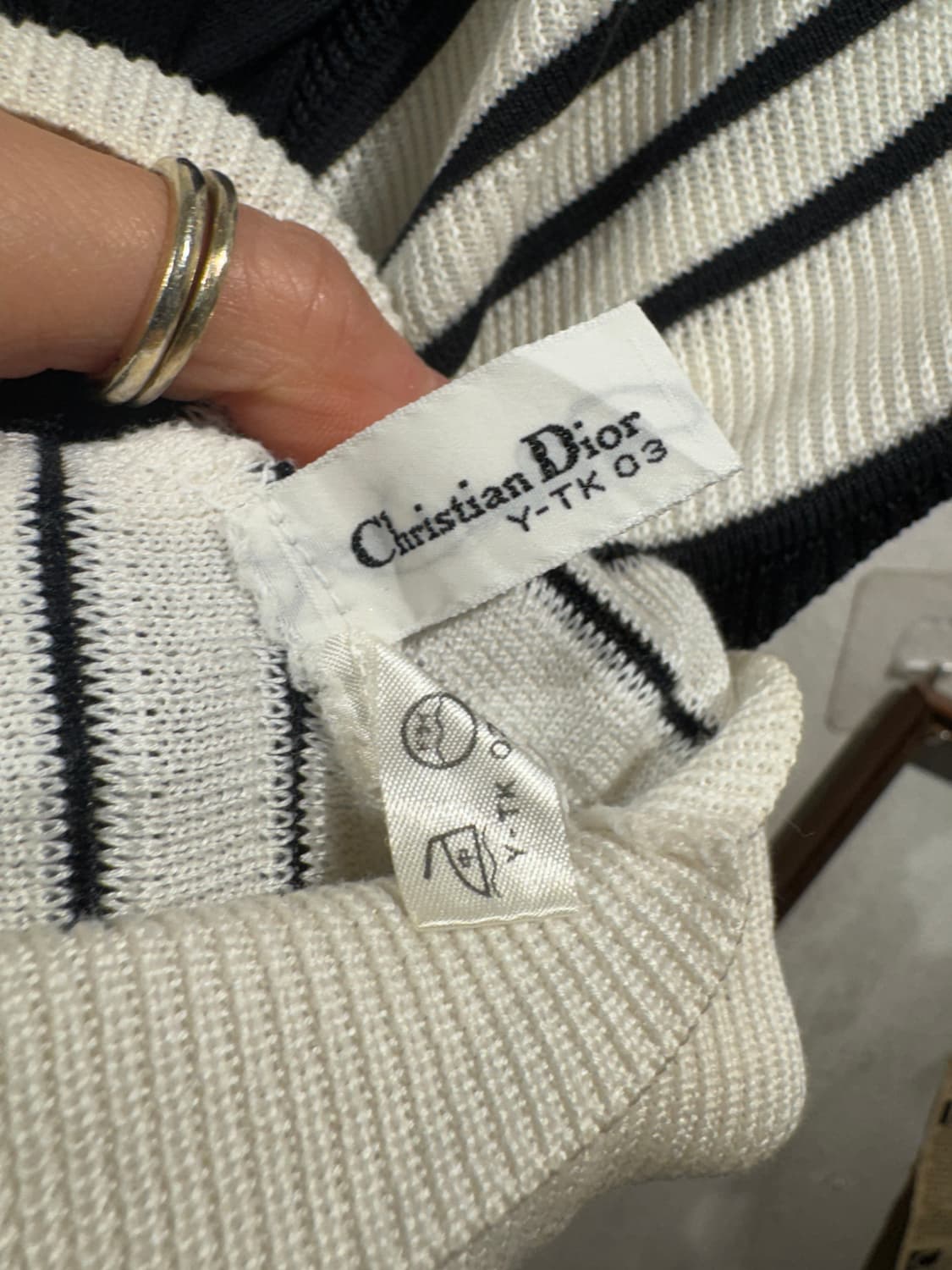 Dior diagonal details sweater 상품이미지7