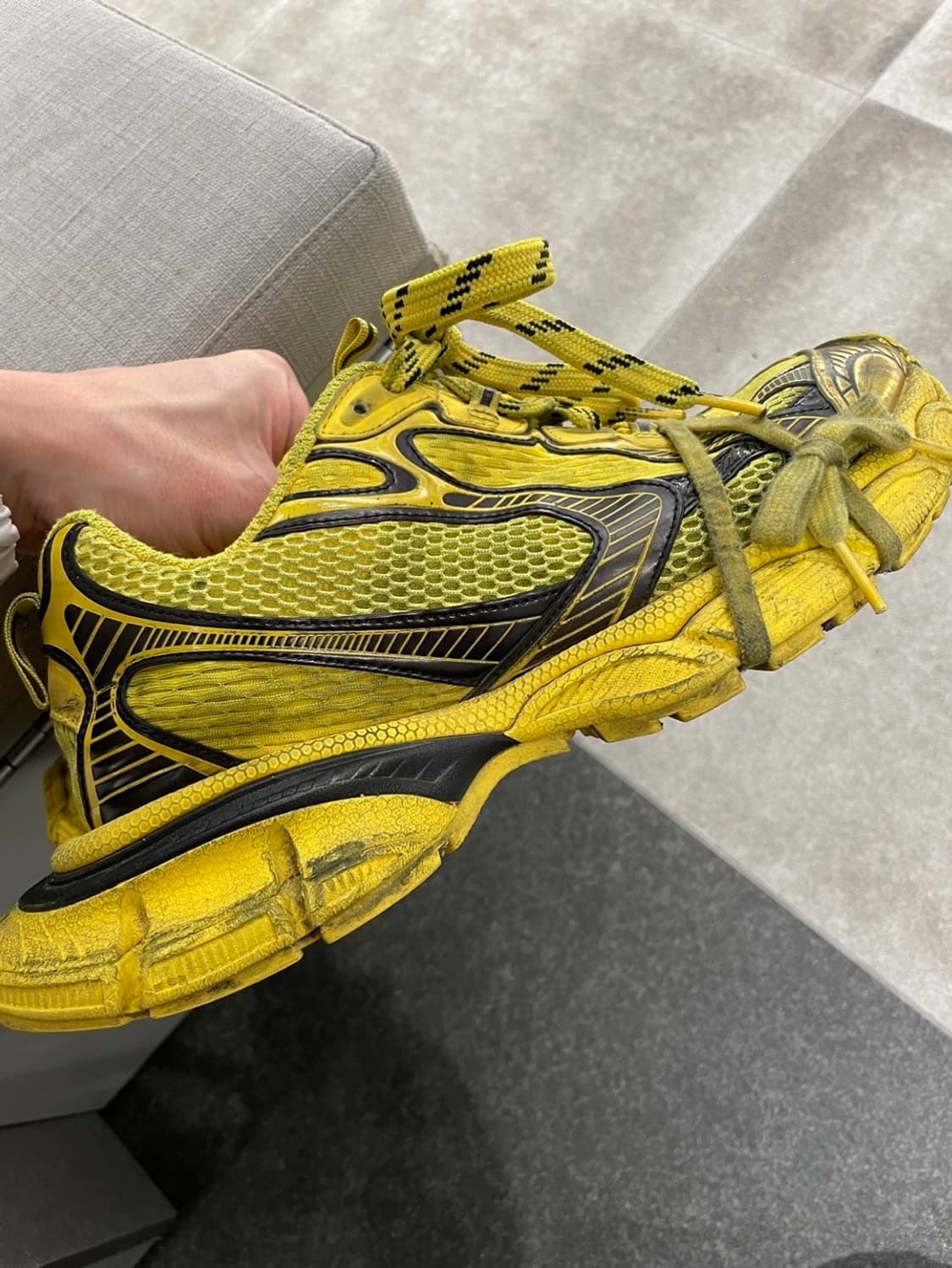 [42] 발렌시아가 3xl 스니커즈 옐로우 상품이미지4