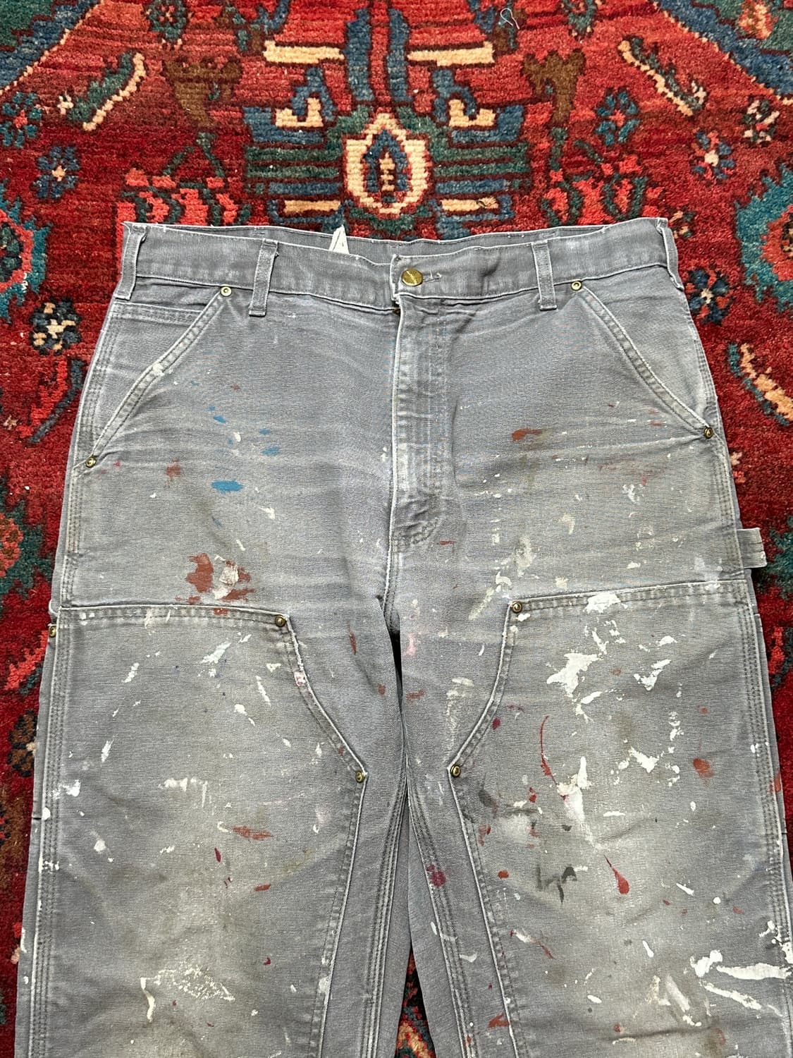 OG USA Made 칼하트 B01 더블니 GVL 칼하트 썩블니 상품이미지5