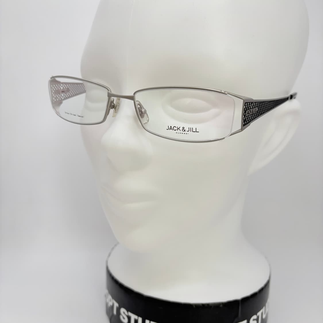 JACK&JILL 잭앤질 실버 스퀘어 메탈테 상품이미지6