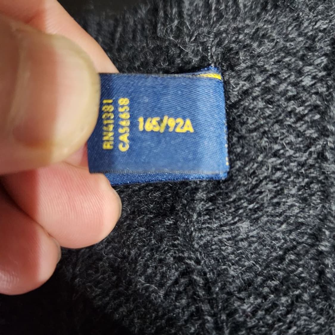 [여M]폴로랄프로렌 울캐시미어 반소매 니트[Y63-023]/레이디블루 상품이미지8