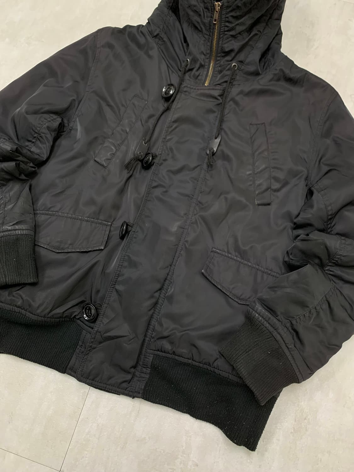 GYLE 블랙 봄버 자켓 #21 상품이미지3