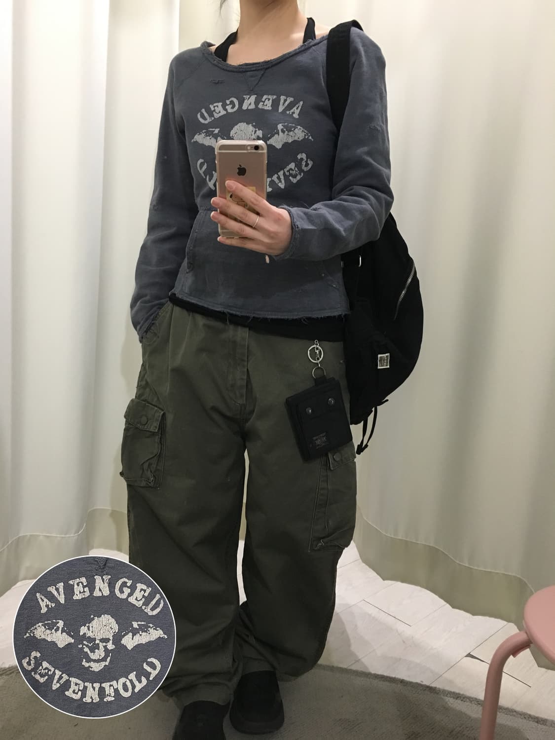 Clear land skull T-shirt 상품이미지1