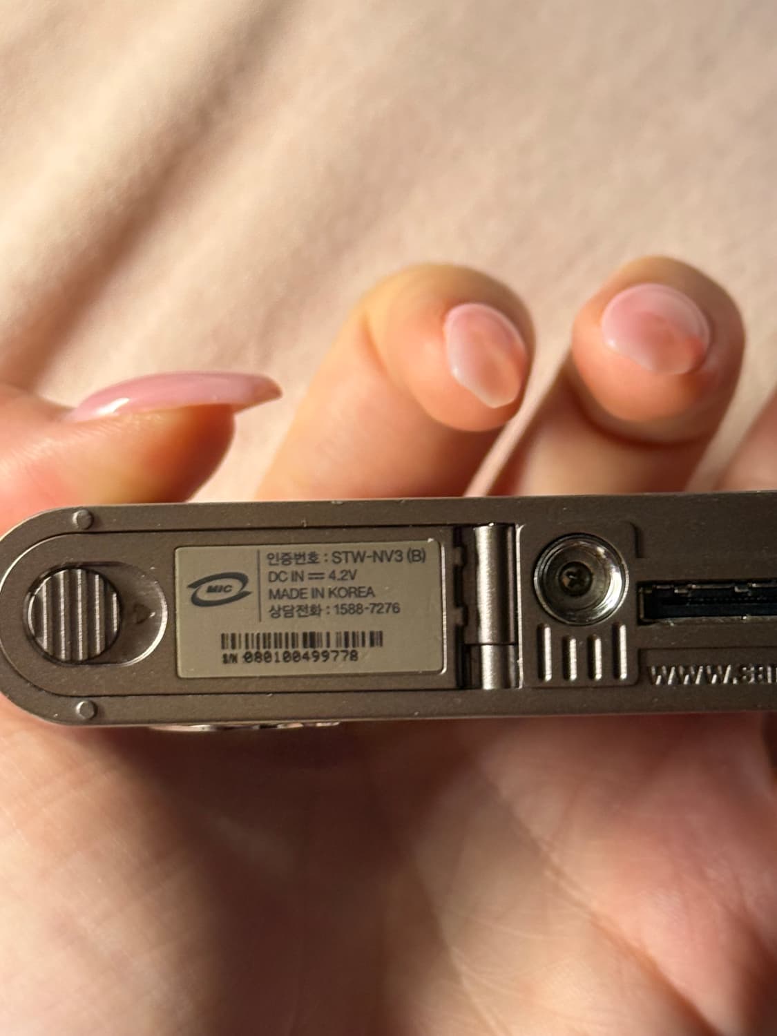 삼성 VLUU NV3 디지털 카메라 실버 상태 최상 판매합니다! 상품이미지3