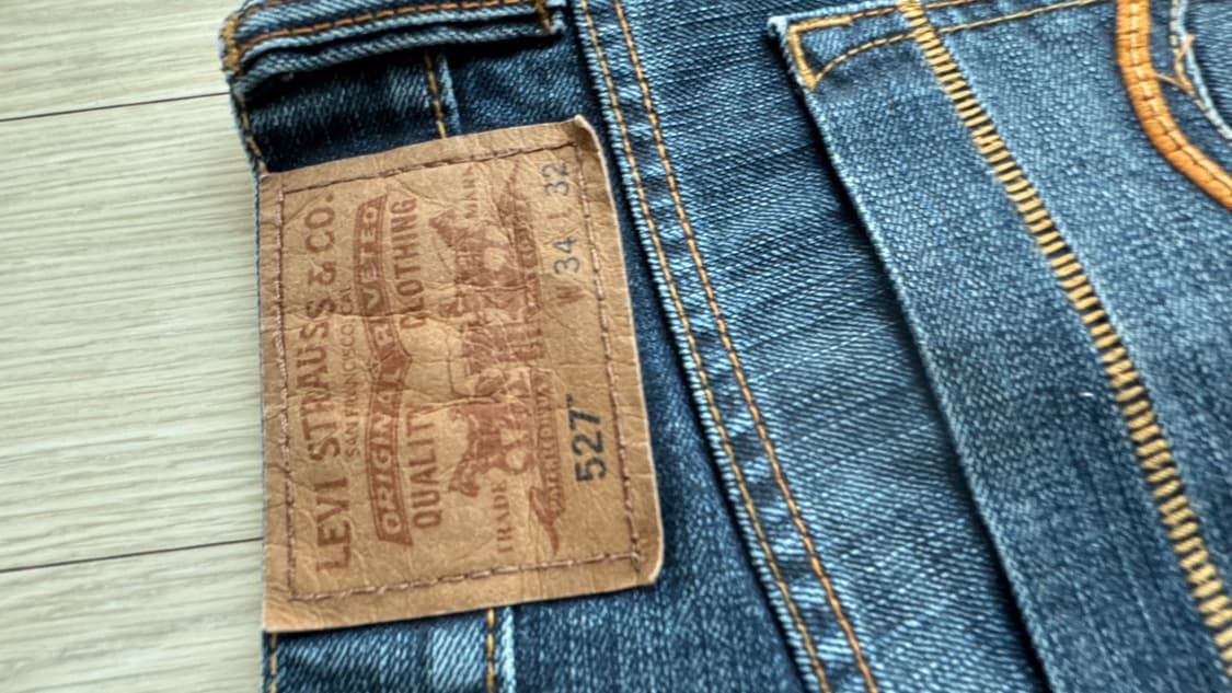 리바이스 527 w34 L32 부츠컷 옐로우스티치 상품이미지10