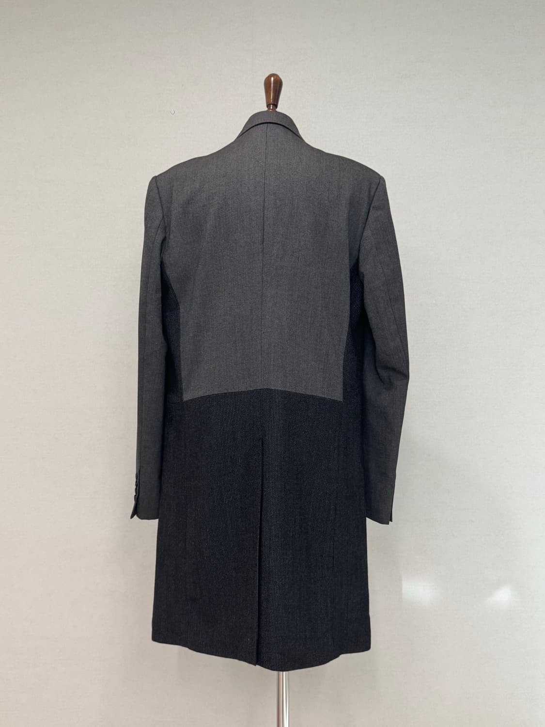 KENZO Homme 슬림 핏 투톤 싱글 코트 상품이미지7