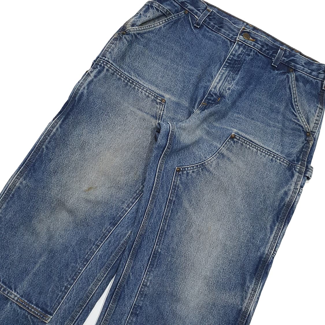 칼하트 더블니 데님 B73 굿 페이딩 36 (34~35) 덩가리 핏 상품이미지3