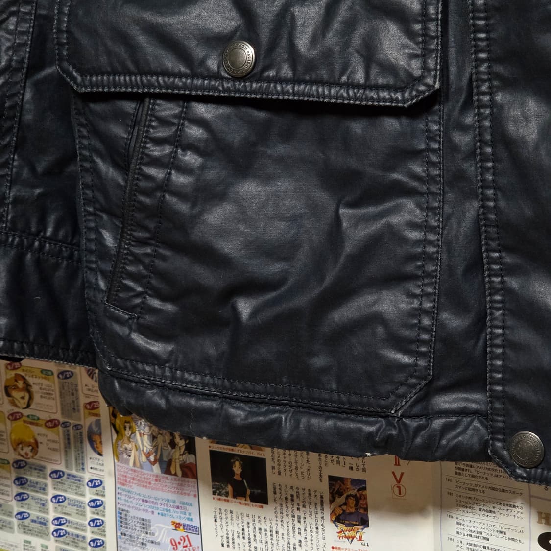 코치 왁스 코팅 밀리터리 필드 자켓 상품이미지6