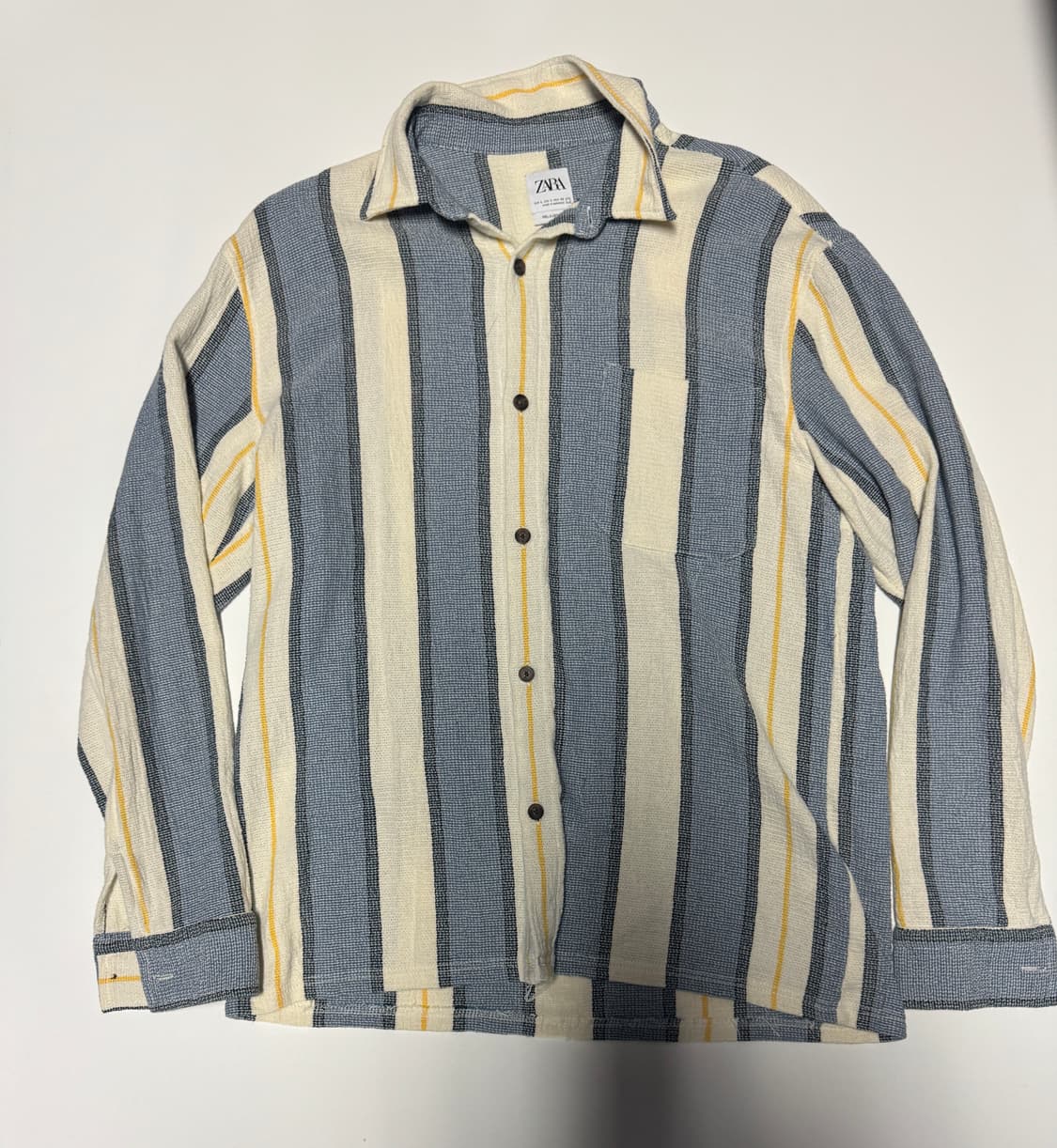 자라 ZARA 웨스턴 스타일 스트라이프 셔츠 L ~ XL 상품이미지1