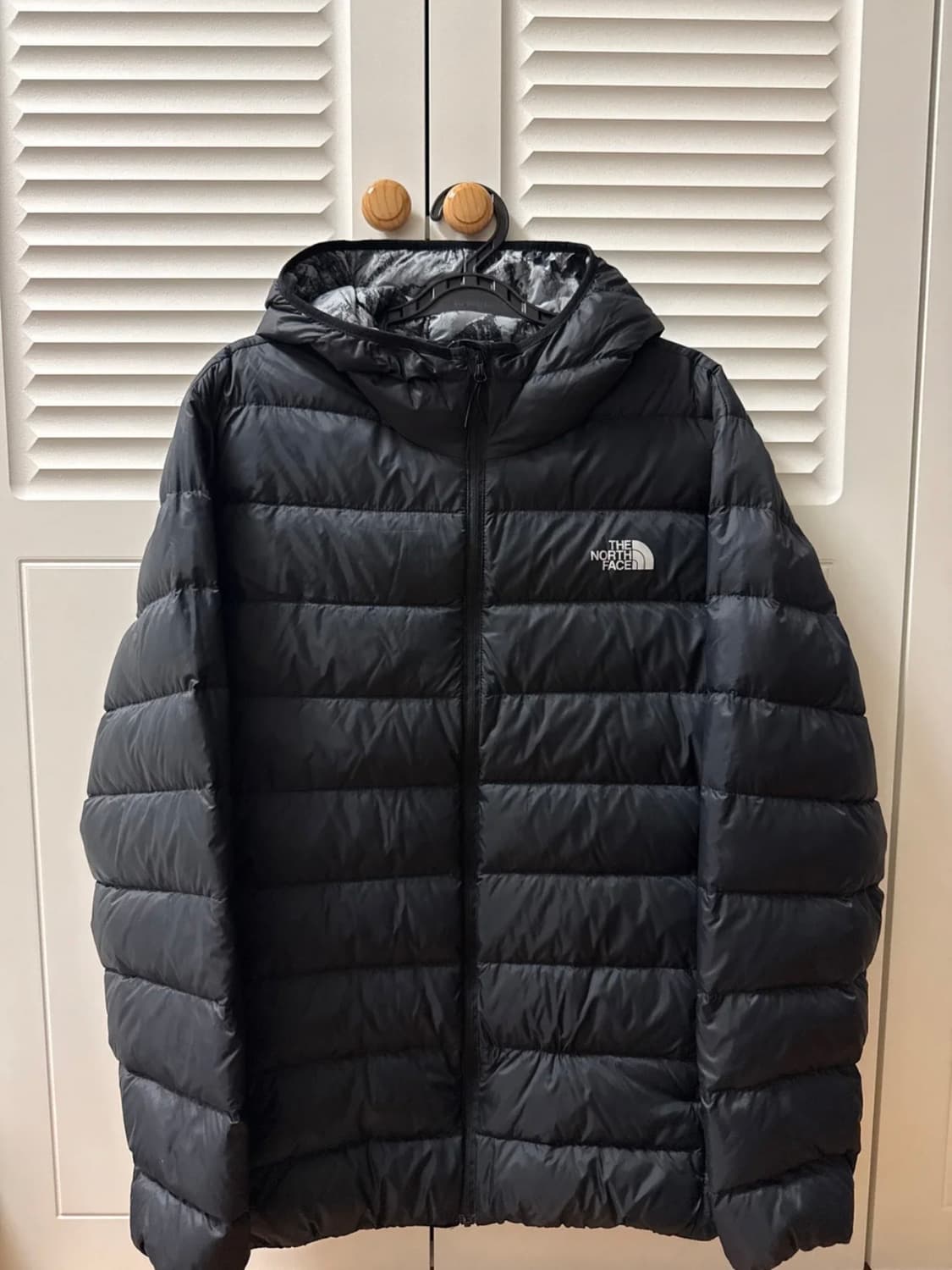 L) 100) 노스페이스 버몬트 다운 후드 경량 패딩 상품이미지5