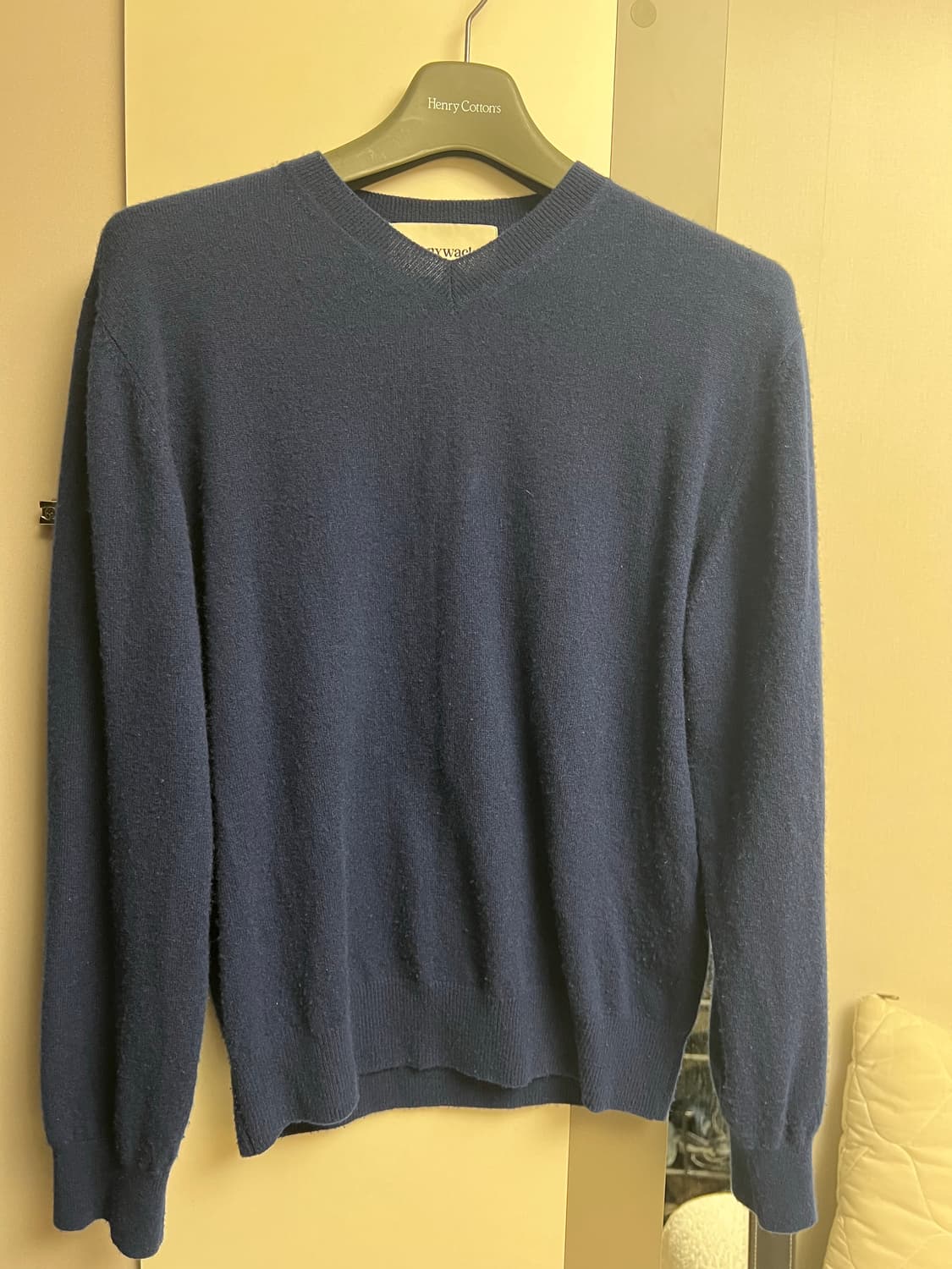 토니웩 퓨어 캐시미어 브이넥 니트 XL 상품이미지4