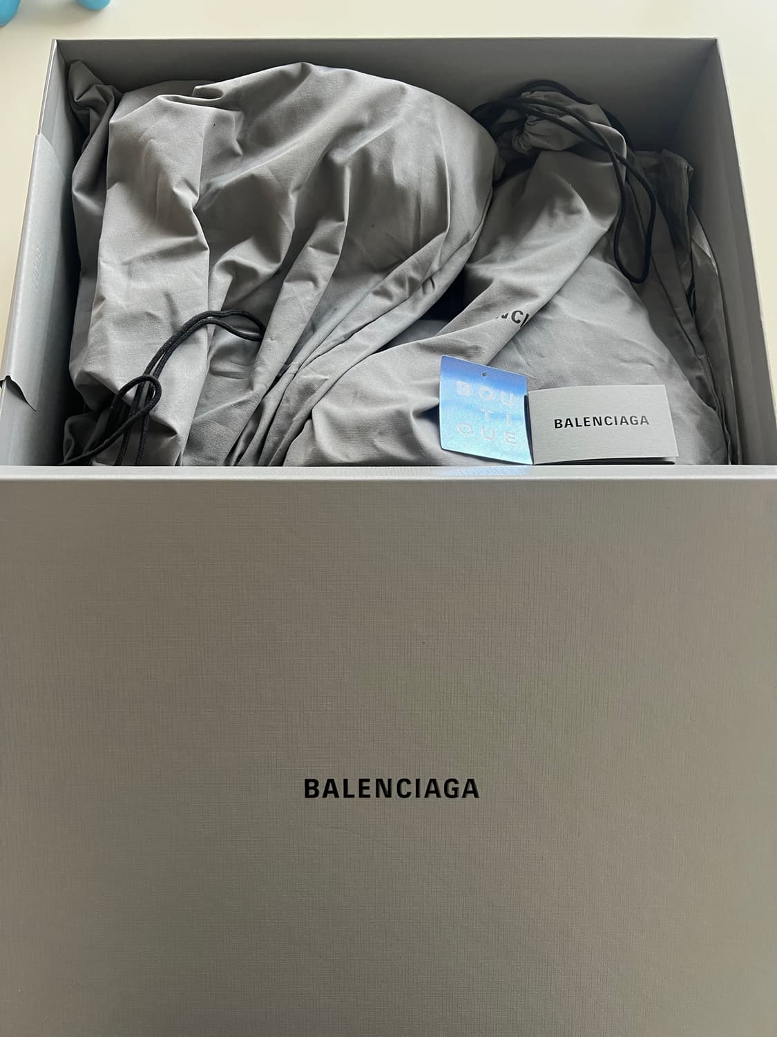 [E40] 발렌시아가 스톰퍼 레더 부츠 상품이미지1