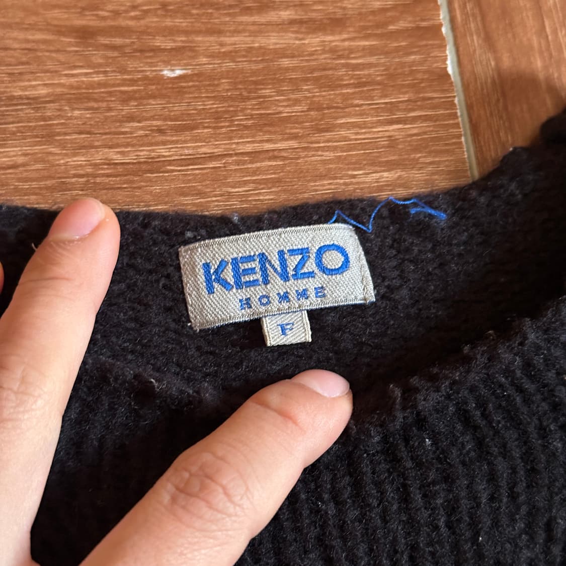 Kenzo homme stitch wool knit sweater 상품이미지4