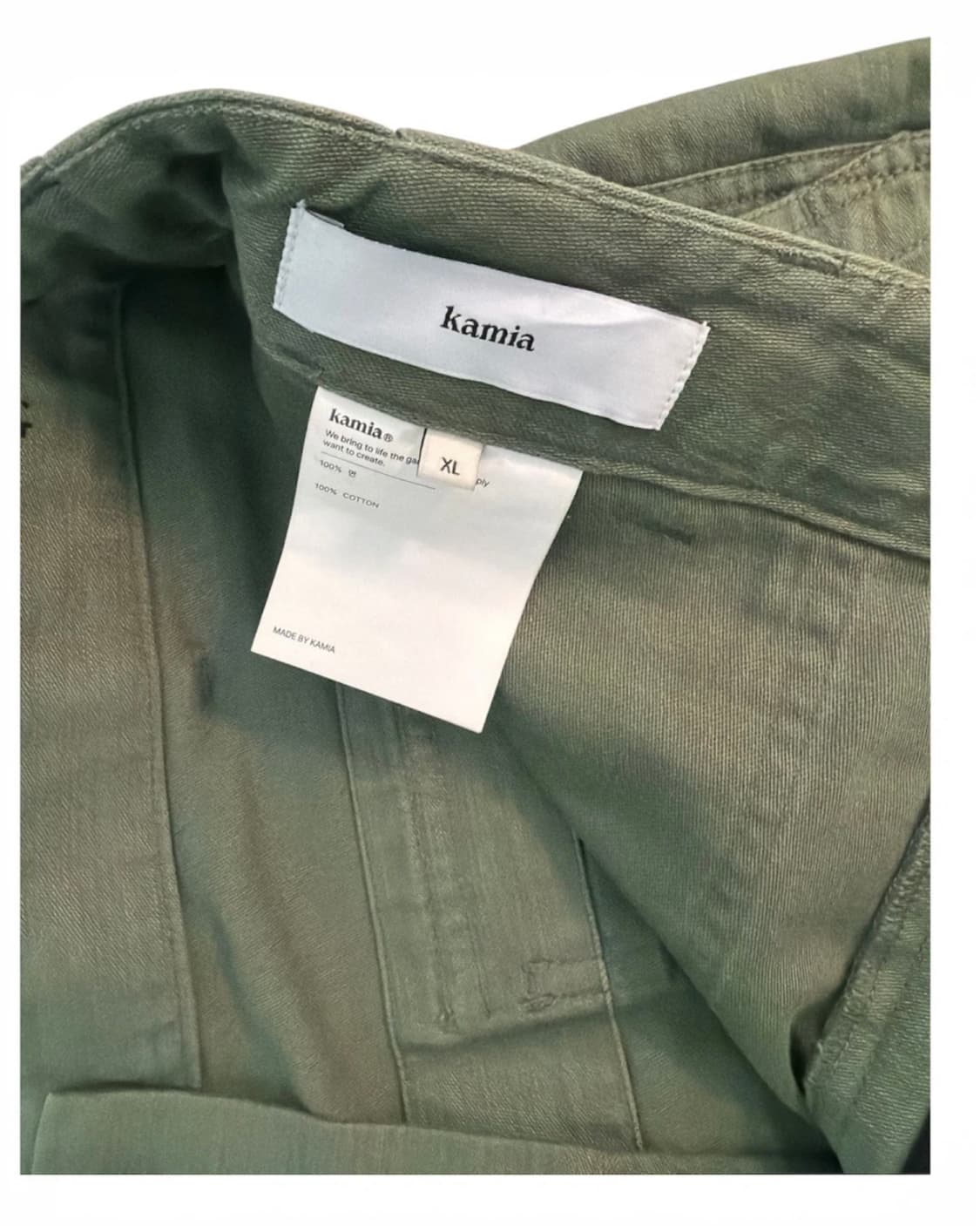 카미아 밀리터리 퍼티그 레귤러 팬츠 XL 카키 상품이미지5