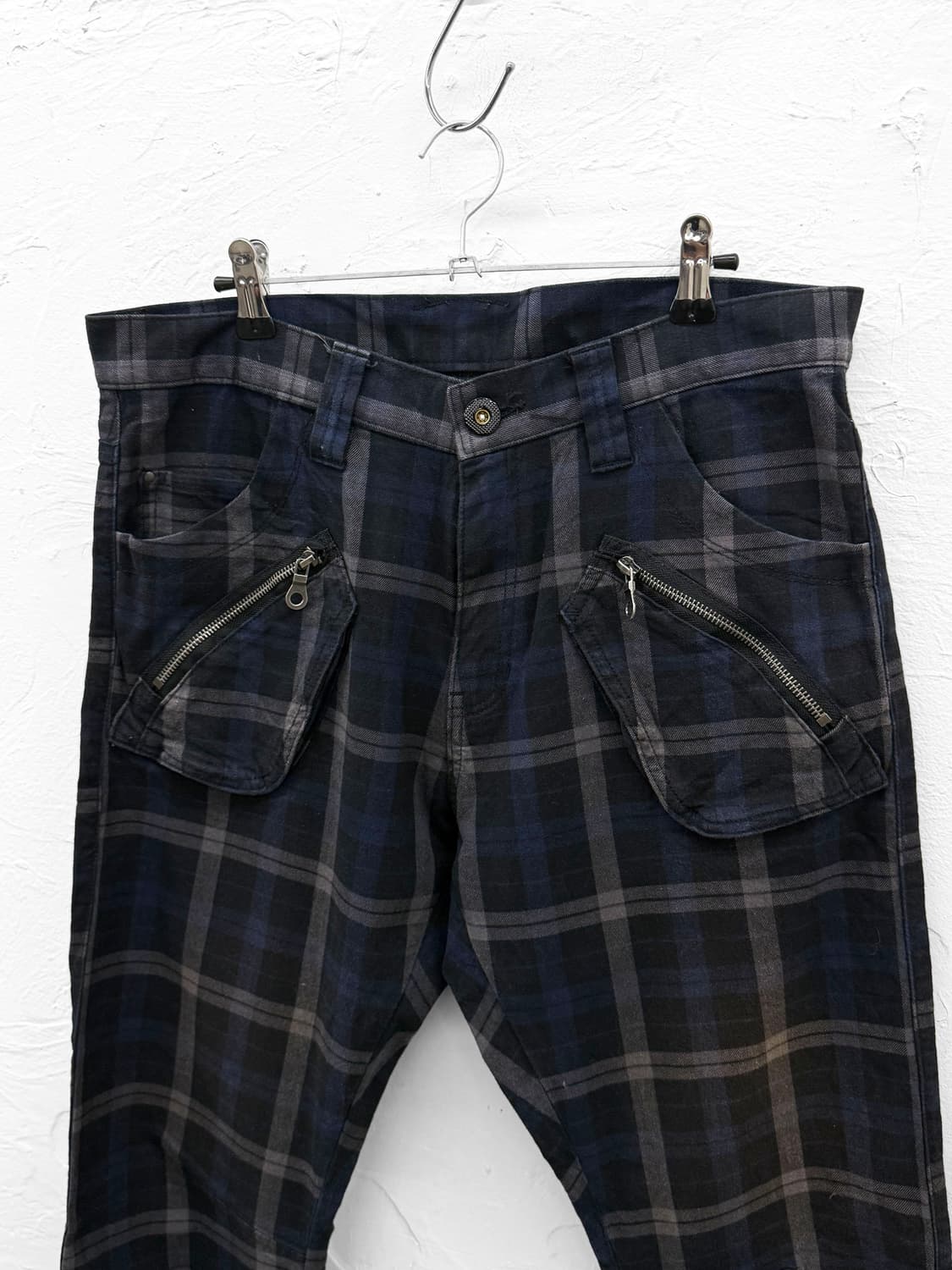 ppfm 커브드 체크 팬츠  상품이미지2