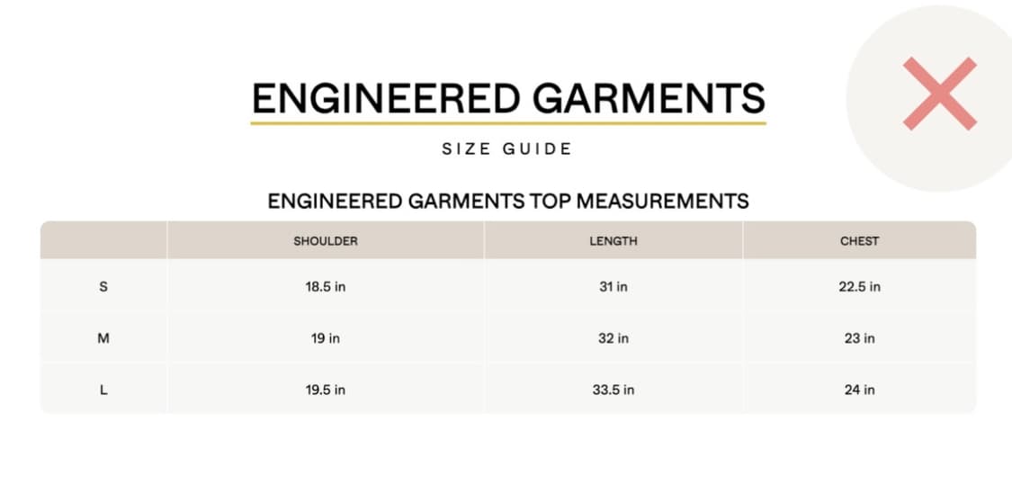 엔지니어드 가먼츠 베드포드 cp 포플린 S 사이즈 상품이미지5