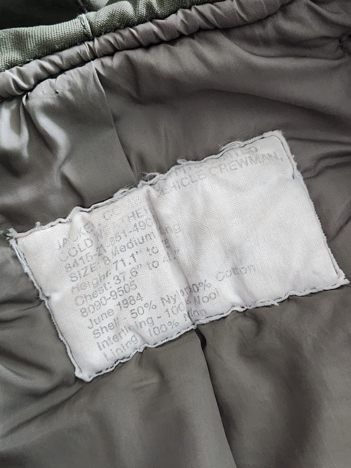 80s Canadian Army Combat Crewman Jacket 상품이미지3