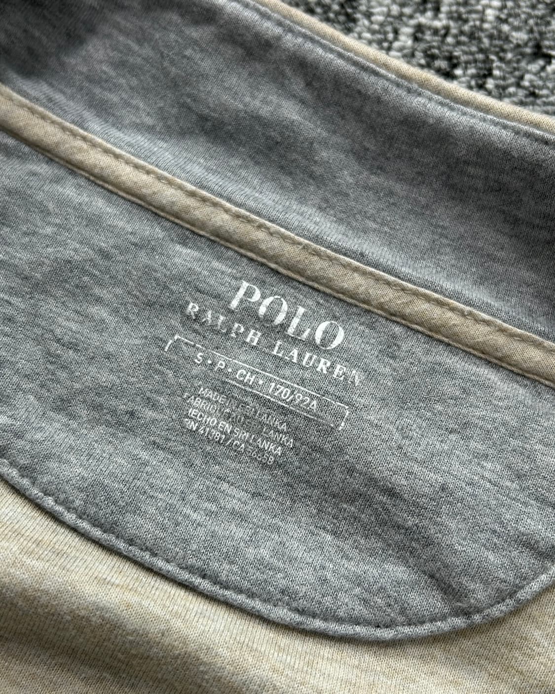 폴로 랄프로렌 오트밀 하프집업 스웻셔츠  상품이미지8