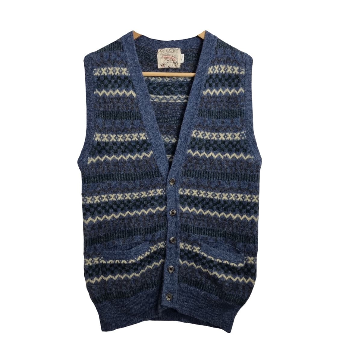 DOBER GATE 레트로 울 베스트 상품이미지1