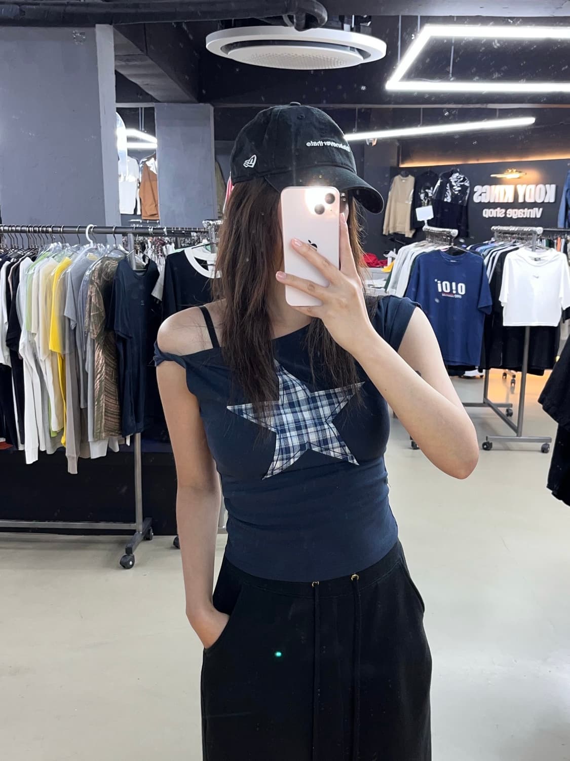 디스이이즈너버댓x뉴에라 블랙 볼캡 상품이미지1