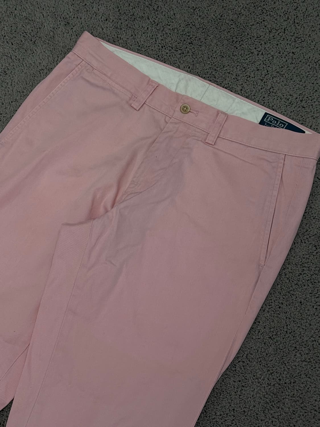 (34/33) 폴로랄프로렌 슬림핏 치노팬츠 연핑크 상품이미지2