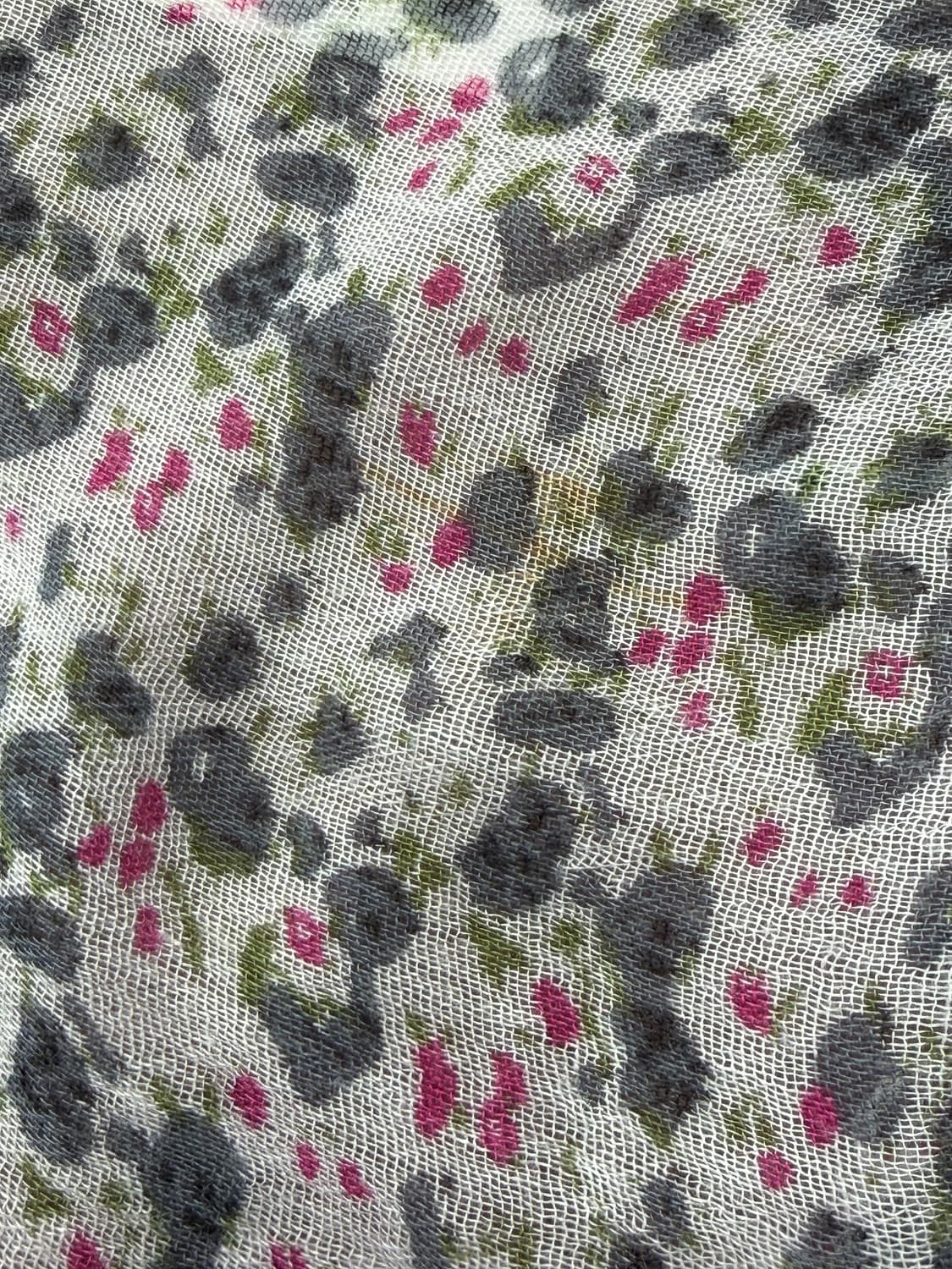 일본빈티지 모리 하구미 스카프 상품이미지8