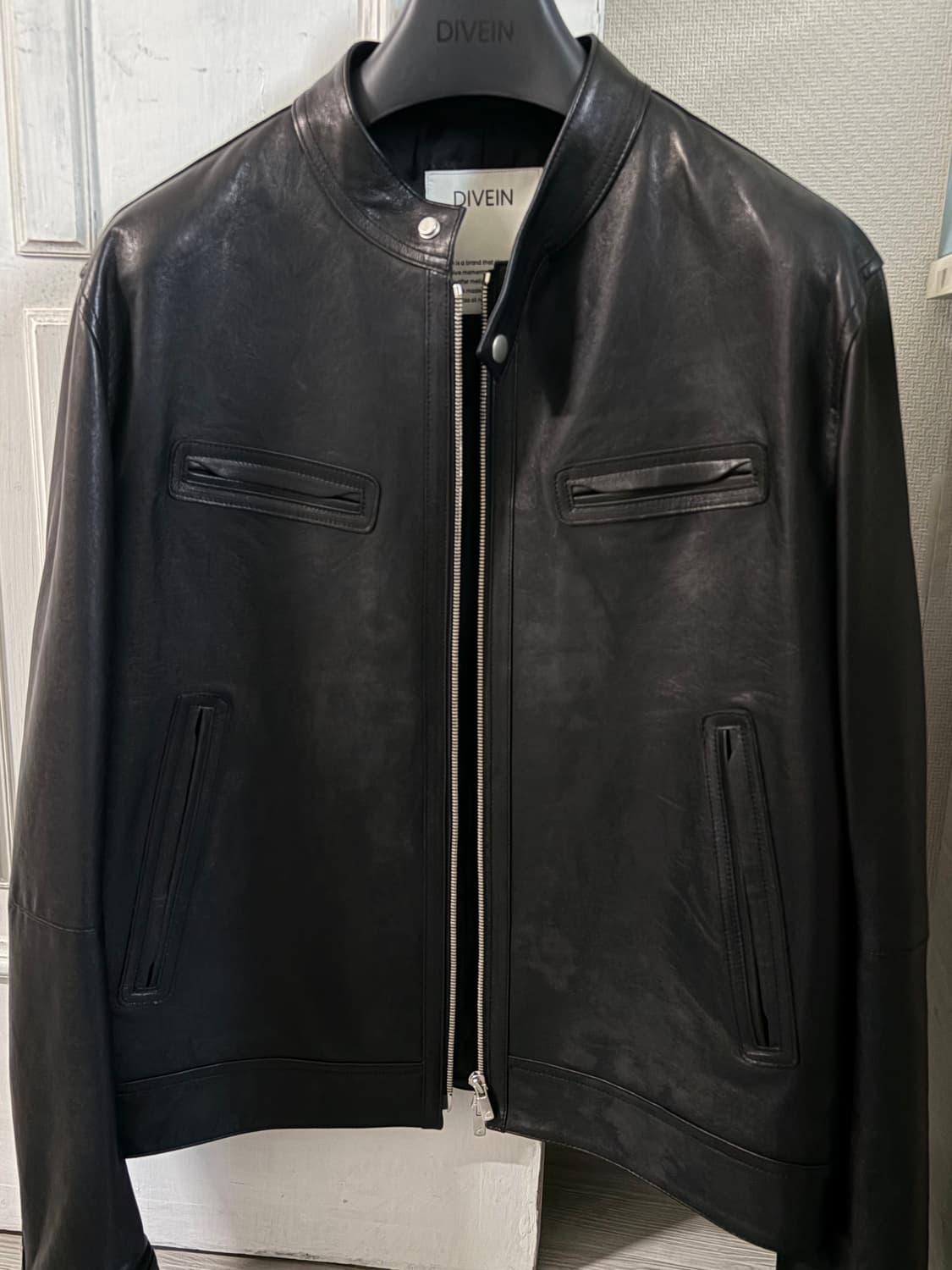 다이브인 루즈드 베지터블 레더 자켓 상품이미지1