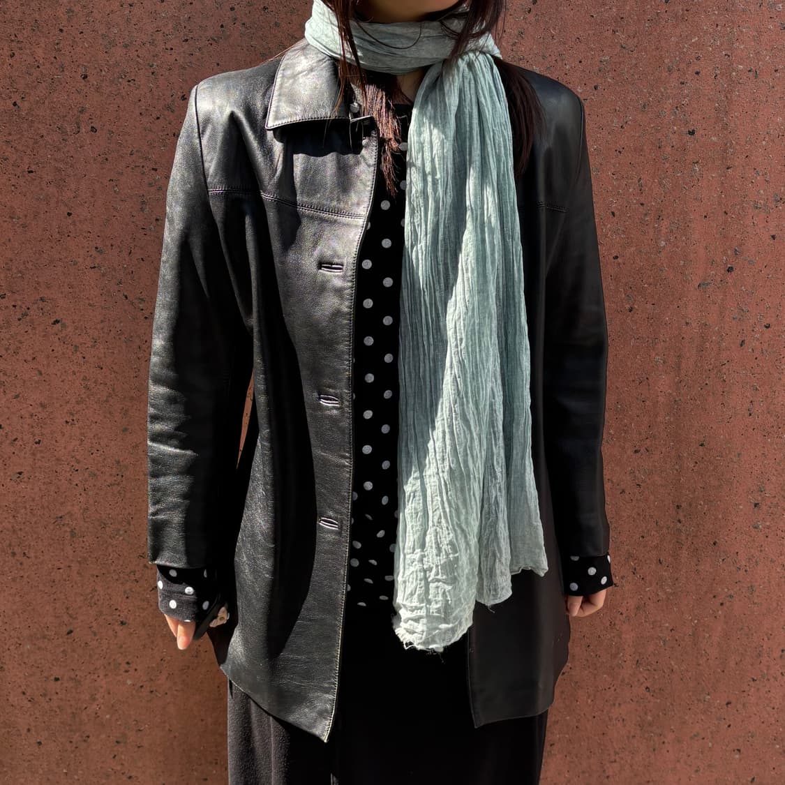 vtg italy lambskin jacket 상품이미지5